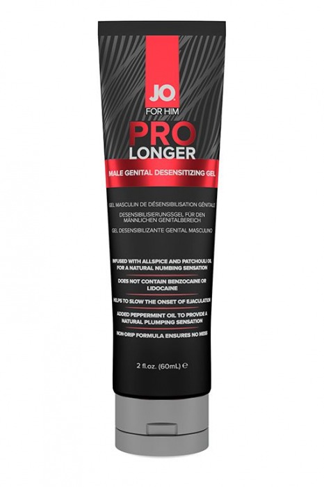 Гель-пролонгатор умеренного действия для мужчин JO Prolonger Gel – 60 мл. - System JO - купить с доставкой в Люберцах