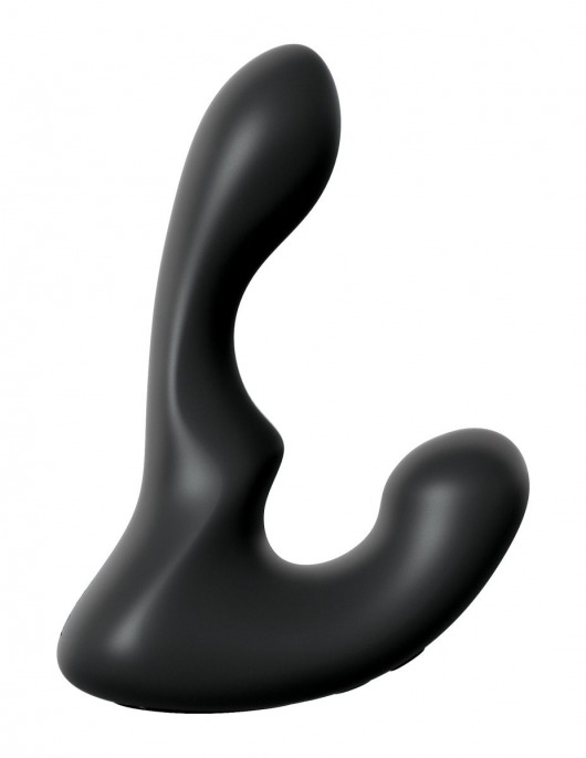 Черный анальный вибростимулятор P-Spot Milker - 14 см. - Pipedream - в Люберцах купить с доставкой