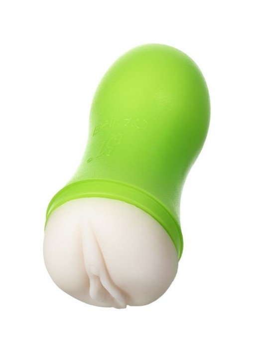 Мастурбатор-вагина A-Toys в зеленой колбе - A-toys - в Люберцах купить с доставкой