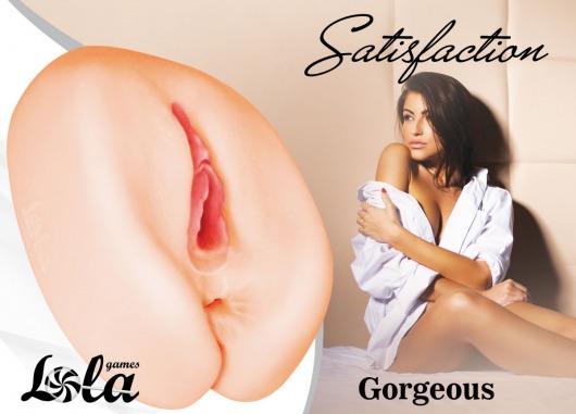 Мастурбатор с 2 тоннелями Satisfaction Gorgeous - Lola Games - в Люберцах купить с доставкой