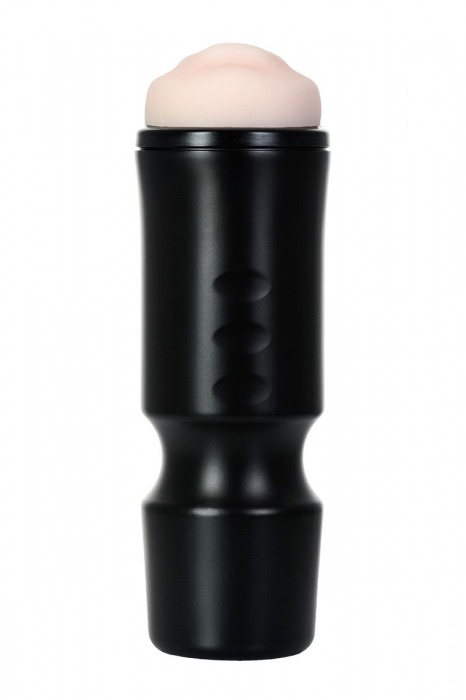 Мастурбатор-ротик A-Toys в черной колбе - A-toys - в Люберцах купить с доставкой