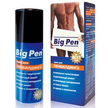 Крем Big Pen для увеличения полового члена - 50 гр. - Биоритм - в Люберцах купить с доставкой