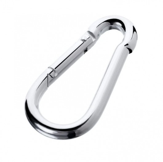 Серебристый карабин TOYFA Metal - ToyFa - купить с доставкой в Люберцах