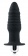 Черная ребристая вибровтулка с ограничителем - 9 см. - Sex Expert в Люберцах Черная ребристая вибровтулка с ограничителем - 9 см. - Sex Expert