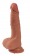 Телесный реалистичный фаллоимитатор REAL с трусиками для страпона - 19,5 см. - Real купить в Люберцах с доставкой в Orgasmix.ru Телесный реалистичный фаллоимитатор REAL с трусиками для страпона - 19,5 см. - Real - купить с доставкой в Люберцах