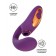 Фиолетовый вибромассажер с клиторальной стимуляцией Megam - ToyFa купить в Люберцах с доставкой в Orgasmix.ru Фиолетовый вибромассажер с клиторальной стимуляцией Megam - ToyFa