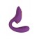 Фиолетовый вибромассажер с клиторальной стимуляцией Megam - ToyFa купить в Люберцах с доставкой в Orgasmix.ru Фиолетовый вибромассажер с клиторальной стимуляцией Megam - ToyFa