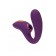 Фиолетовый вибромассажер с клиторальной стимуляцией Megam - ToyFa купить в Люберцах с доставкой в Orgasmix.ru Фиолетовый вибромассажер с клиторальной стимуляцией Megam - ToyFa