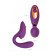 Фиолетовый вибромассажер с клиторальной стимуляцией Megam - ToyFa купить в Люберцах с доставкой в Orgasmix.ru Фиолетовый вибромассажер с клиторальной стимуляцией Megam - ToyFa
