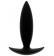 Чёрная мини-пробка для анальной стимуляции BOOTYFUL ANAL PLUG XTRA SMALL BLACK - 9 см. - Dream Toys в Люберцах Чёрная мини-пробка для анальной стимуляции BOOTYFUL ANAL PLUG XTRA SMALL BLACK - 9 см. - Dream Toys